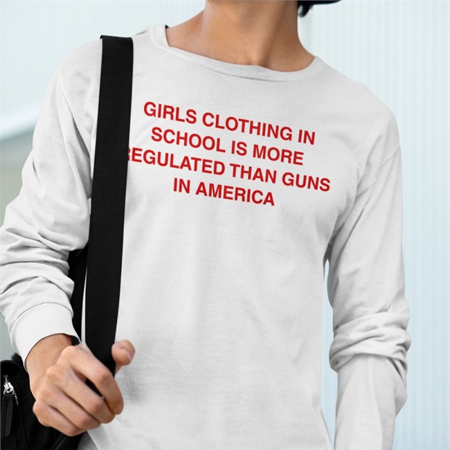 Cosmique Studio Merch Girls Clothing In School Is More Regulated Than Guns In America Shirts Witches Vs Patriarchy