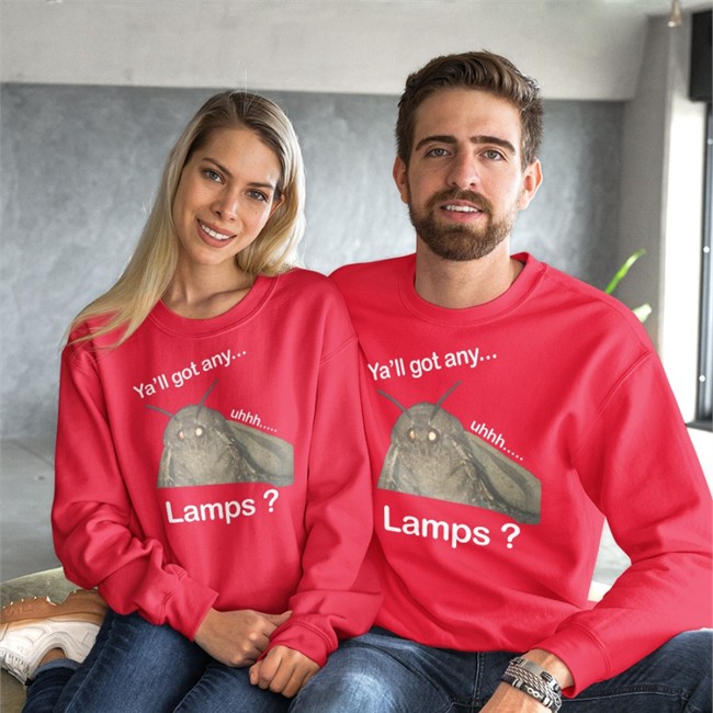 Ya'll Got Any Uhhh Lamps Tee Shirt Moth Lamp