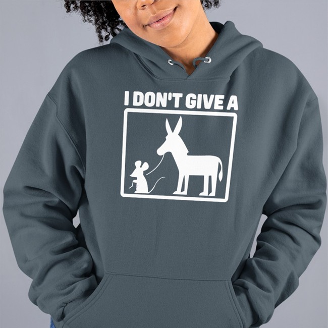 I Don't Give A Rats Donkey Hoodie