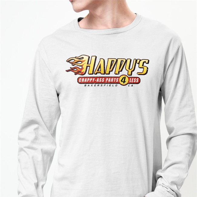Happy's Crappy-Ass Parts 4 Less T Shirt