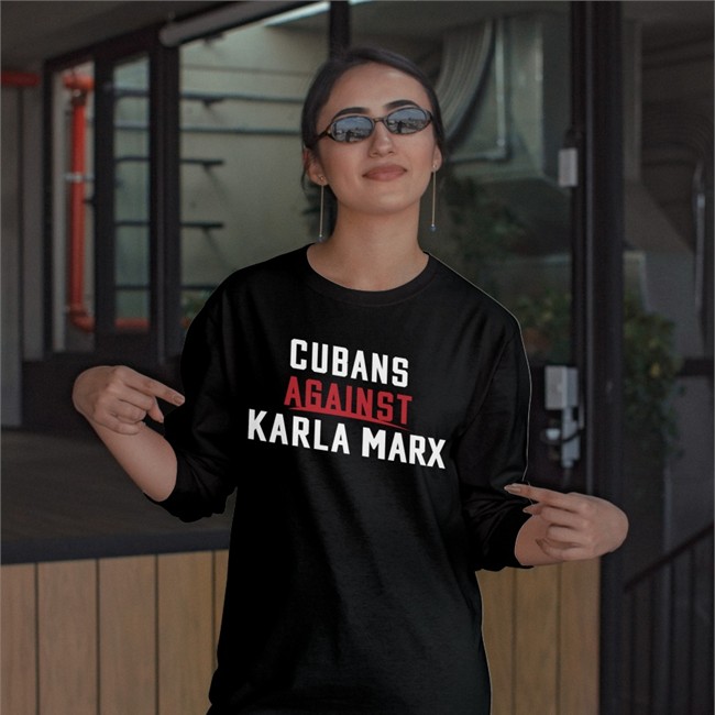 Rondesantisfl Cubans Against Karla Marx Hoodie