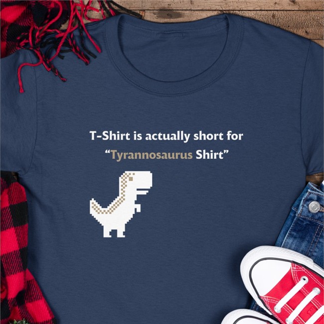 T-Shirt Is Actually Short For Tyrannosaurus Shirt Black Ryder Abalan