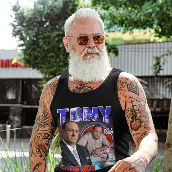 Tony Soprano Those Who Want Respect Give Respect Shirt Black Sopranos Central OrangePeelbeef