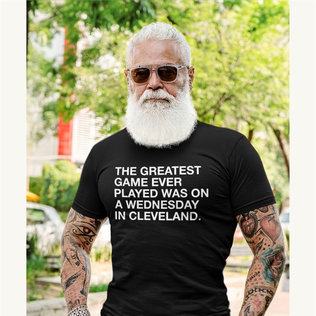 South Bend Cubs The Greatest Game Ever Played Was On A Wednesday In Cleveland Shirt Obvious Shirts Shop