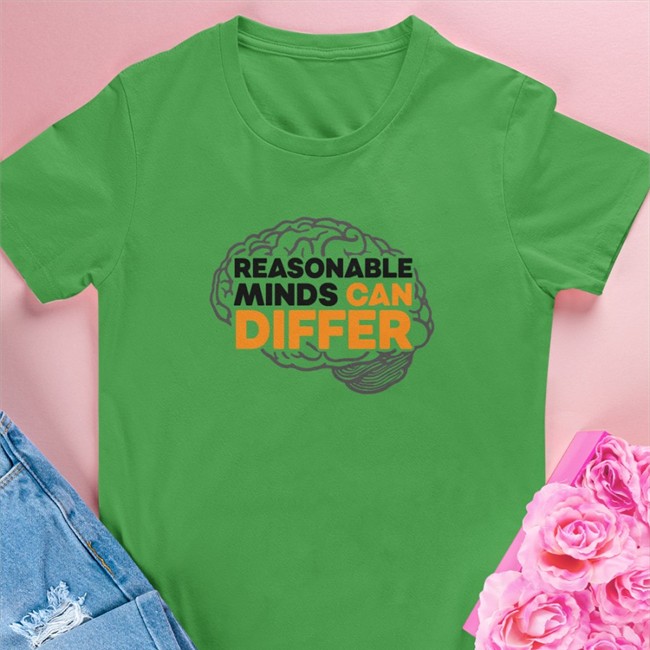 Trending Hoeg Law Store Merch Hoeglaw Mrshoeglaw Brain Reasonable Minds Can Differ Shirt By Ains