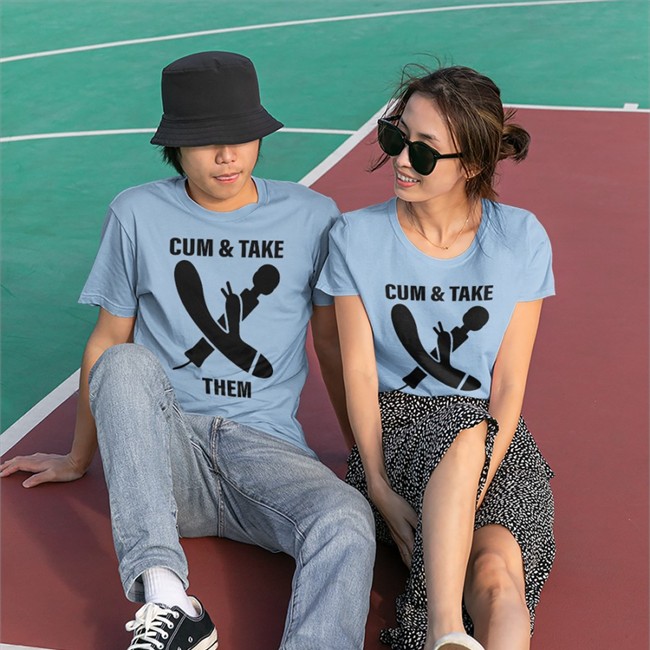 Cum And Take Them Tee Shirts That Go Hard White