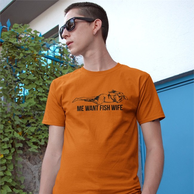 Artofjyang Me Want Fish Wife Shirt Broadsideprintanddesign