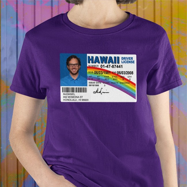 Mcdaniel Hawaii Driver License Hoodie Jason Mccourty