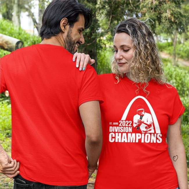 STL Sports Central merch St Louis 2022 Division Champions T Shirt Grinding To The Postseason
