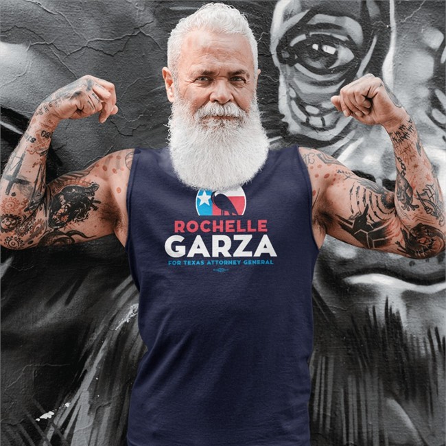 Rochelle Garza For Texas Attorney General Shirt Navy Rochelle Garza For Texas Attorney General Tee Shirt