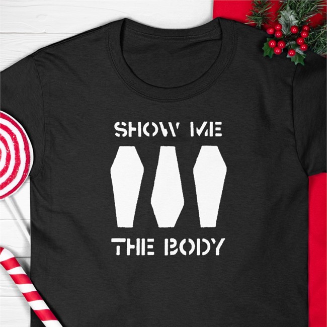 Show Me The Body Coffins Black Crewneck Sweatshirt