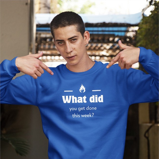 What Did You Get Done This Week Sweatshirt Elad Gil