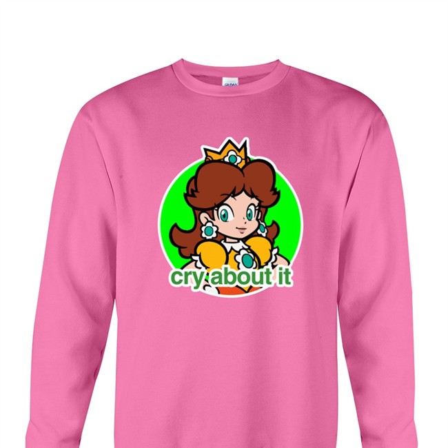 Princess Daisy Cry About It Original Shirts Black Rin Carin4u