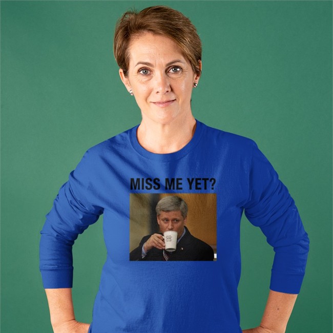 Canada Proud Store Stephen Harper Miss Me Yet Sweatshirts