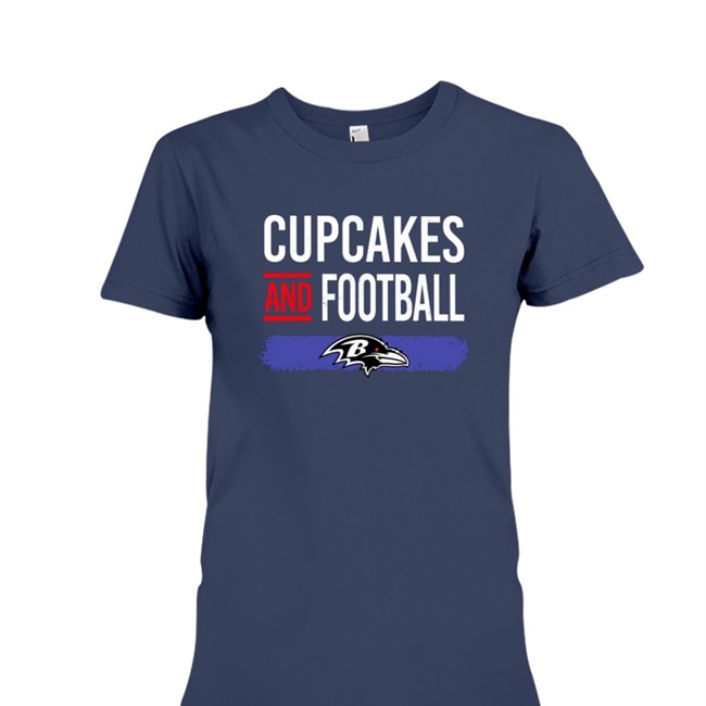 Cupcakes And Football Baltimore Ravens Sweatshirt Duff Goldman