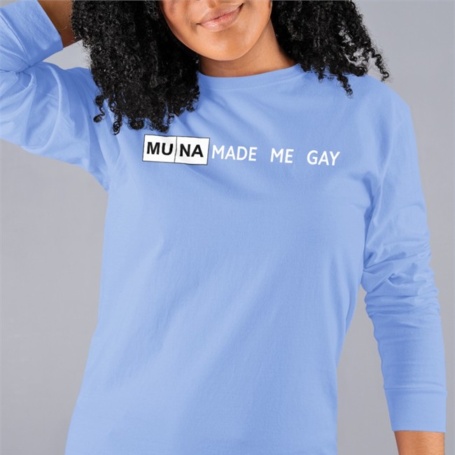 Muna Made Me Gay Shirt WhereisMUNA Jeff Heimbrock