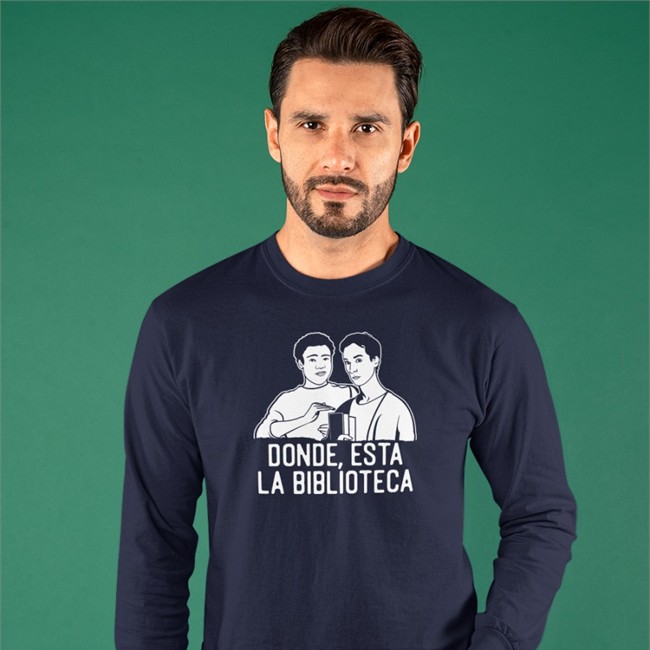 Donde Esta La Biblioteca Shirt Funny