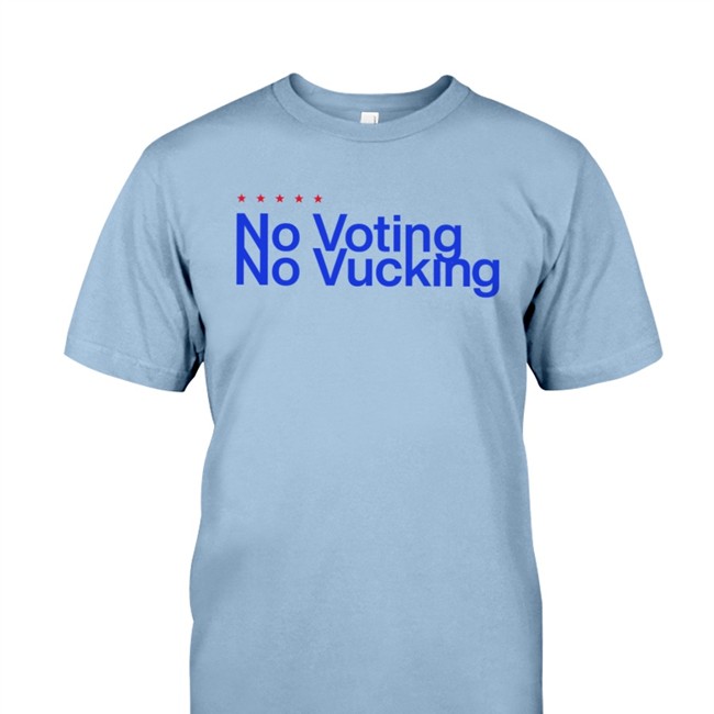 No Voting No Vucking Shirt Blk Trina And Saucy Santana
