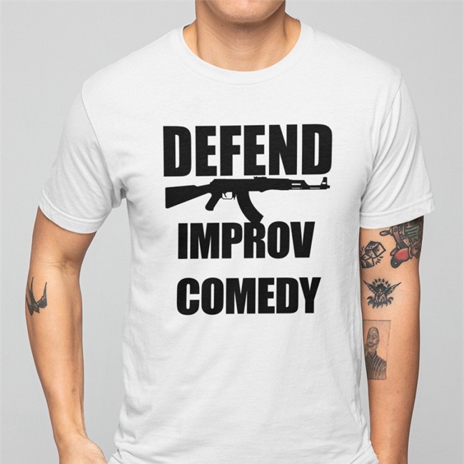 Scopgieb Tom Cecil Defend Improv Comedy T Shirt