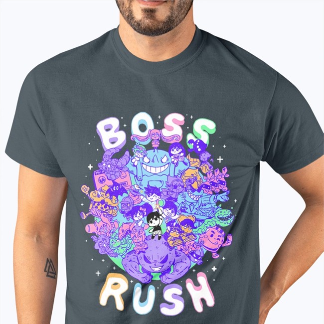 Omocat Shop Navy Boss Rush T Shirt