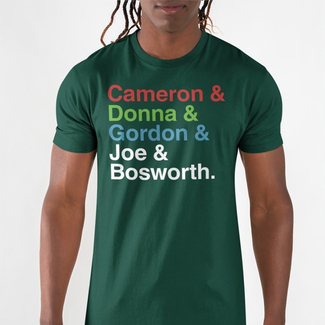 Mina Kimes Black Cameron & Donna & Gordon & Joe & Bosworth T Shirt