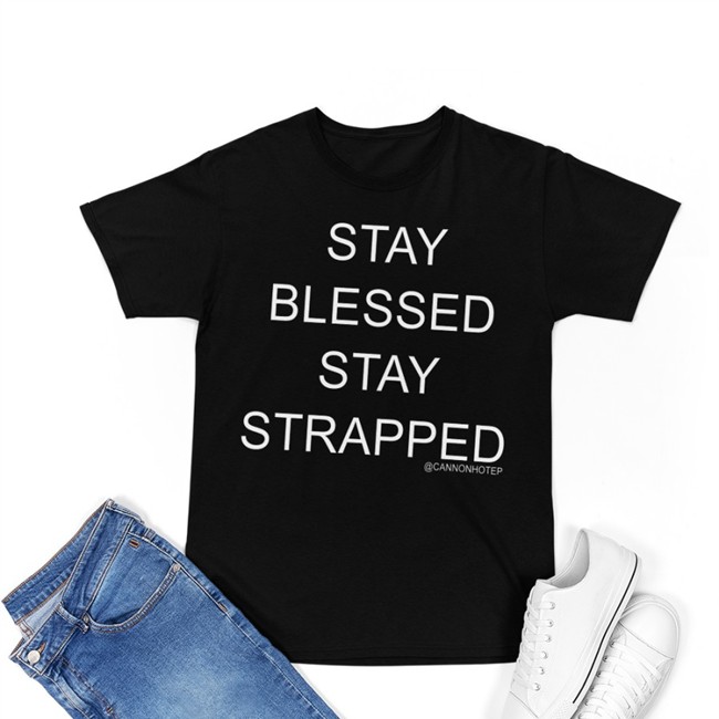 Stay Blessed Stay Strapped Cannonhotep Sweatshirt