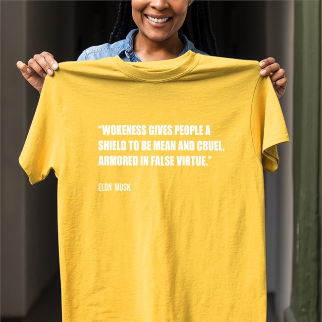 PragerU Wokeness Gives People A Shield To Be Mean And Cruel Armored In False Virtue Elon Musk Hoodie