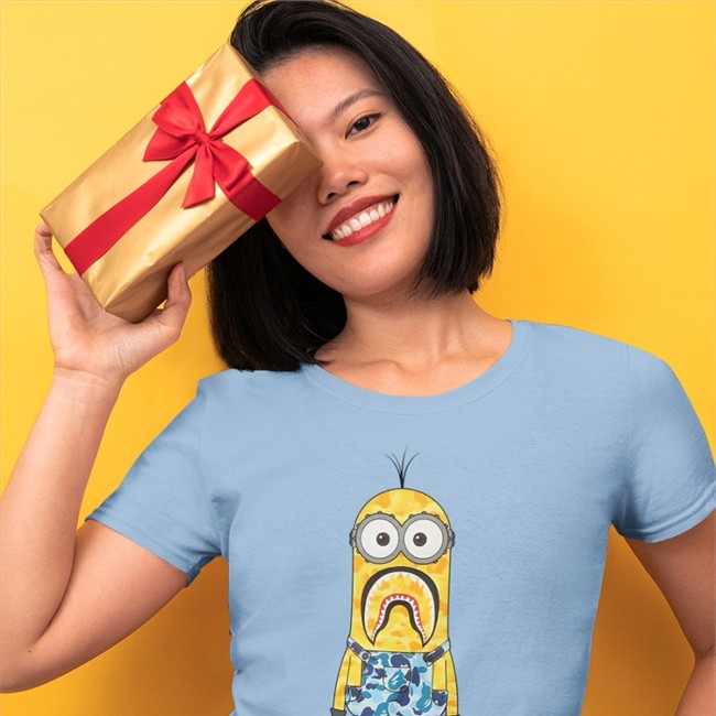 Suprasneakers Merch Bape X Minions Camo Minion Shirts By Gnf Outfits Hot Suprasneakers Merch Bape X Minions Camo Minion Shirt By Gnf Outfits