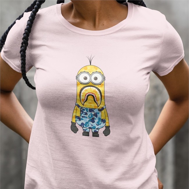Top Suprasneakers Merch Bape X Minions Camo Minion Shirt By Gnf Outfits