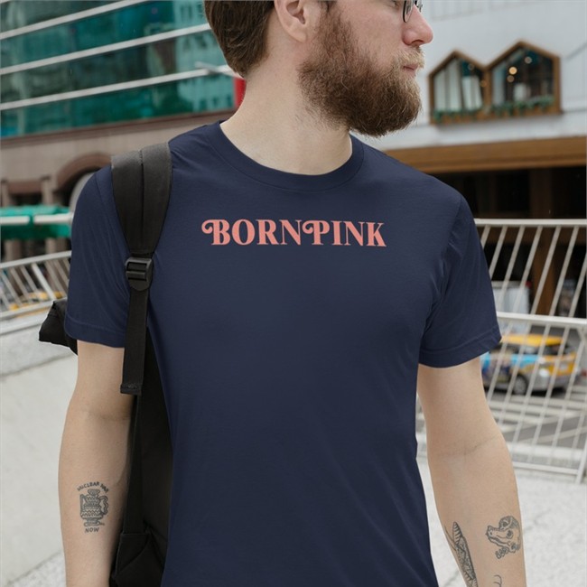 Portalblackpink Born Pink Baseball Sleeve Tee Black