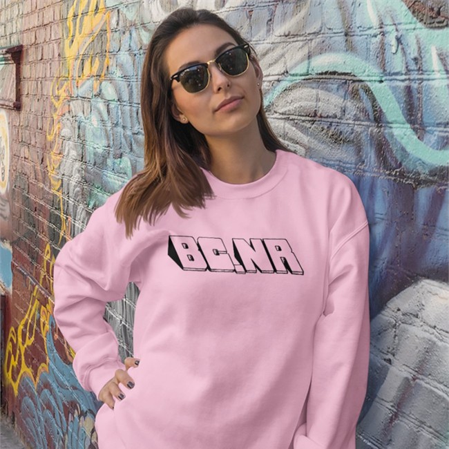 Black Country New Road Logo White Hoodie
