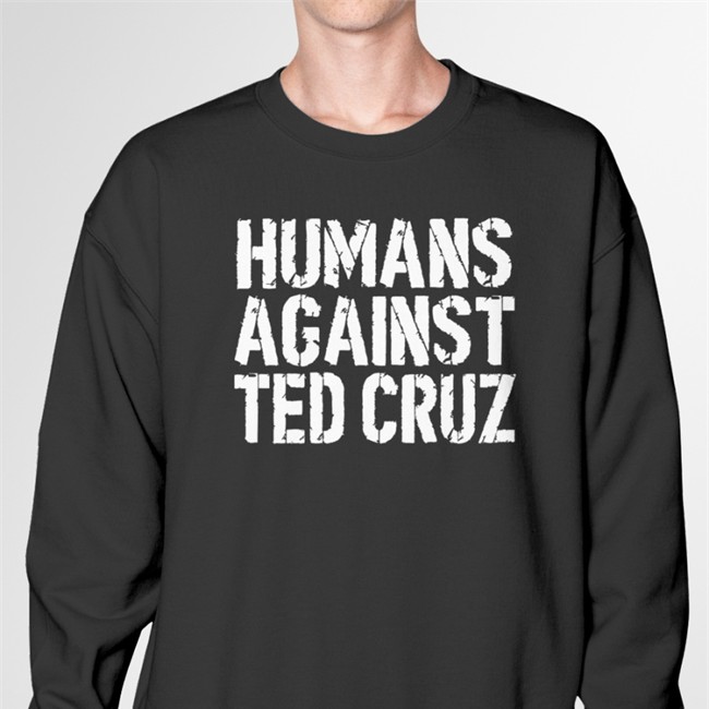 Humans Against Ted Cruz T Shirt Charcoal