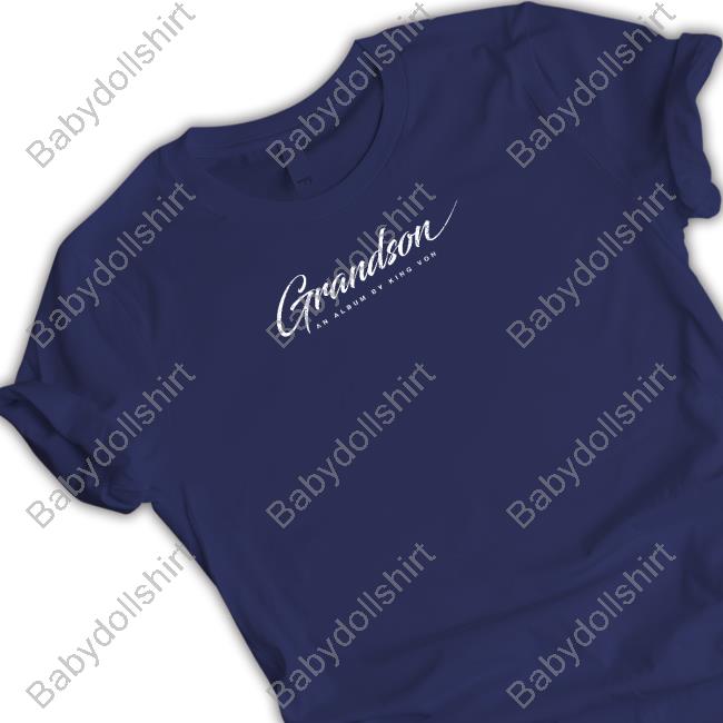 Official King Von Merch Grandson Album Hoodie