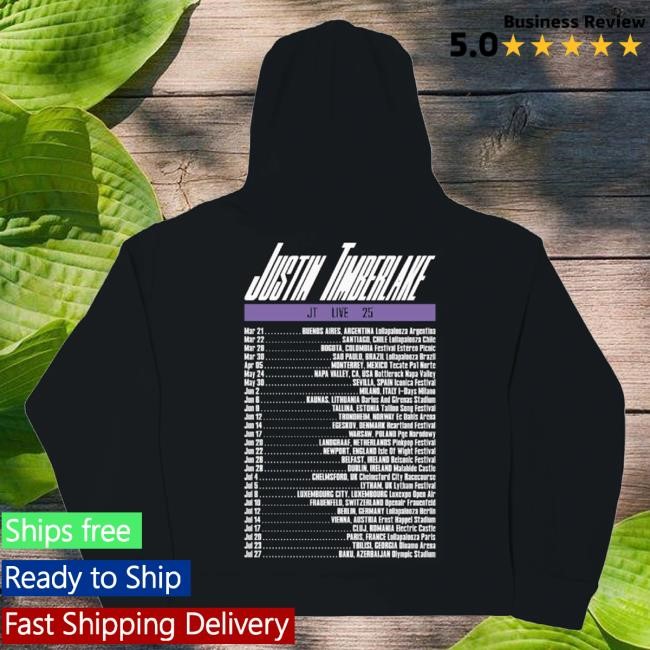 Official Justin Timberlake Merch Store Justin Timberlake Spotlight Hood