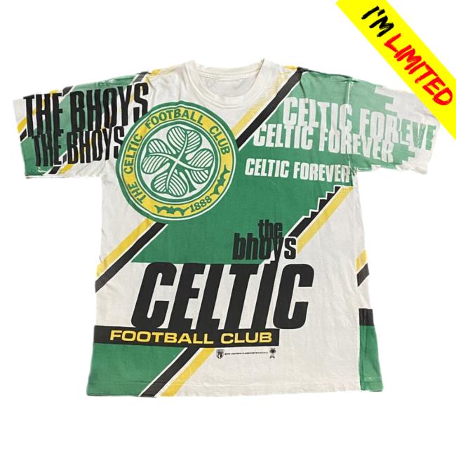 Official Thentwrk 90S The Bhoys Celtic Soccer Football Club AOP Pullover Sweatshirt 3D All Over Print