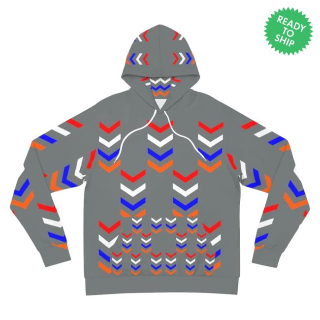 Official Signshirtz Clothing Merch Chevon Design - Gray Large AOP Shirt 3D All Over Print