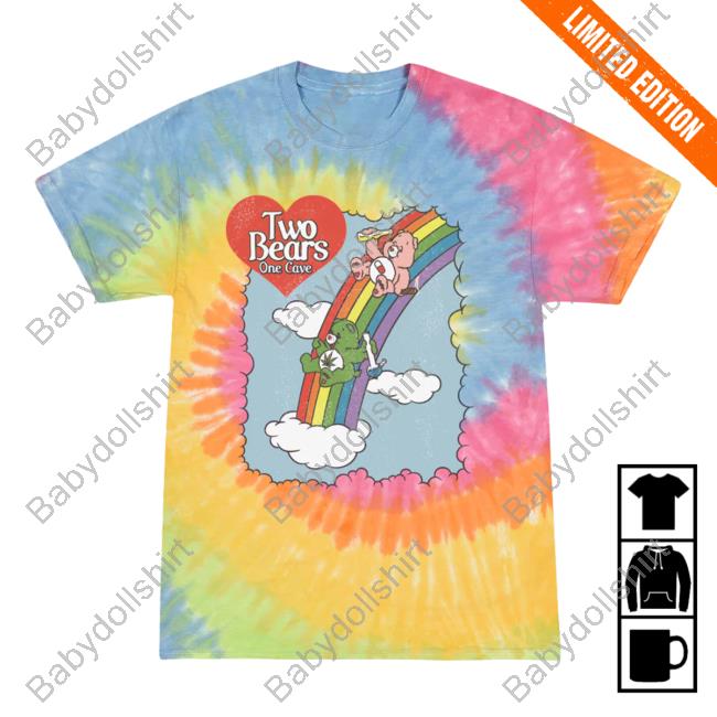 Official Ymh Studios Two Bears, One Cave Tie Dye Shirt 2023 Ymhstudios