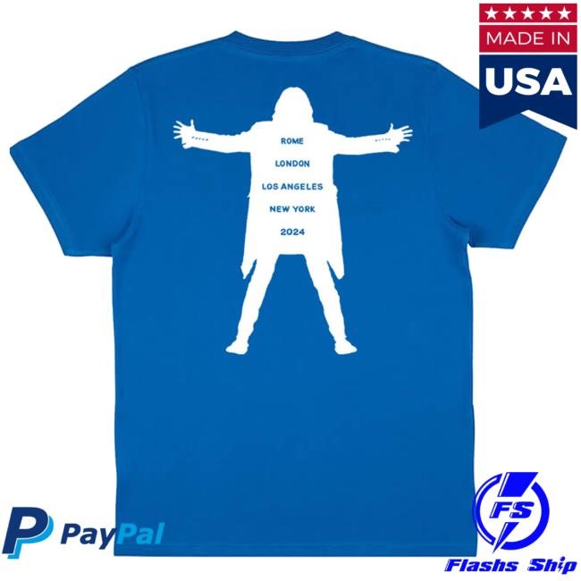 Logo Royal Blue Shirt - David Gilmour