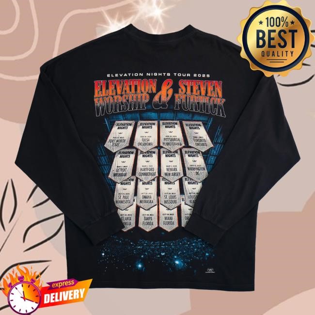 Official Elevation Church Merch Store Elevation Nights Tour Long-Sleeve 2025