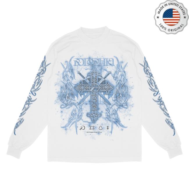 Polyphia Merch Tribal Cross Wings Sweater