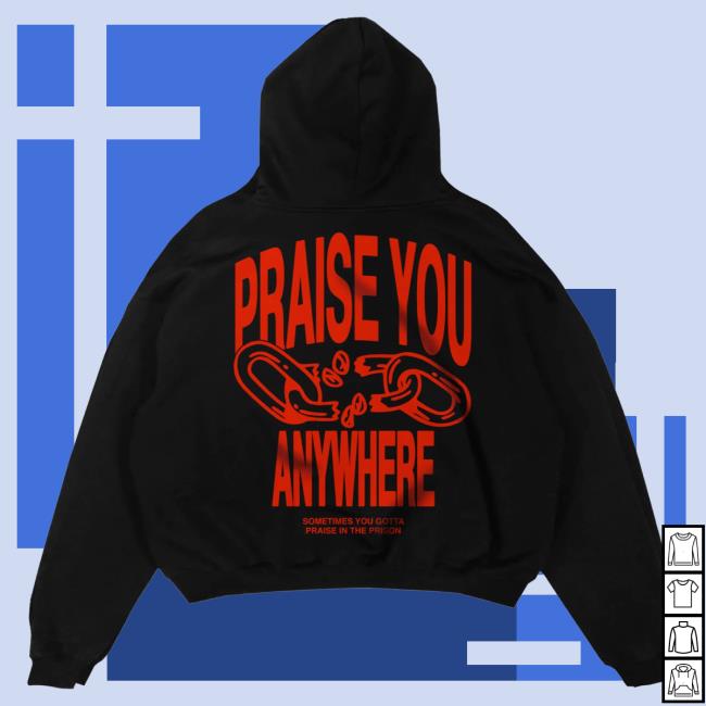 Official Brandon Lake Merch Store Praise You Anywhere - Chain Pullover Hoodie Brandon Lake Apparel Clothing Shop Brandonlake