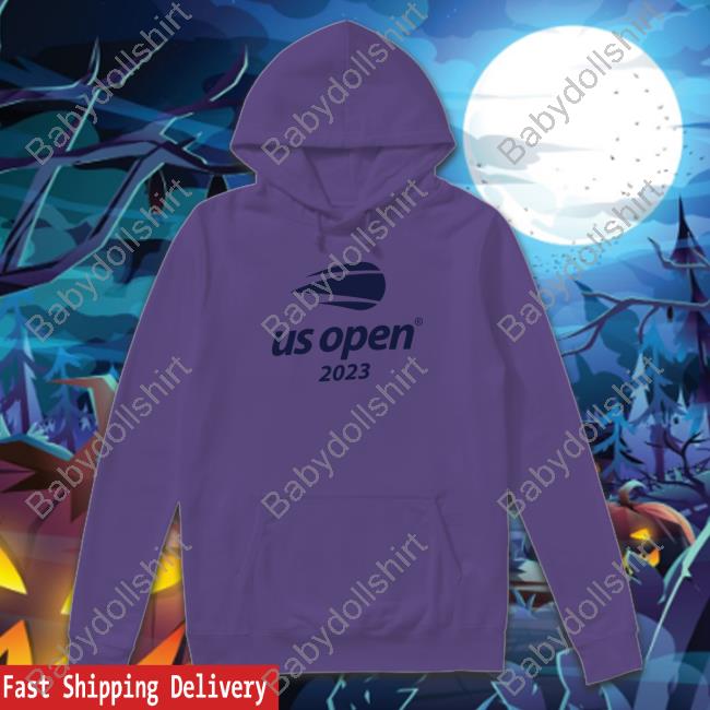 Us Open Merch Us Open 2023 Official Logo White Crewneck Sweatshirt