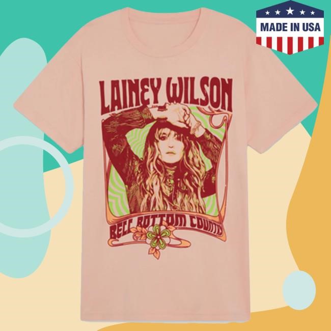 Official Lainey Wilson Merch Store Lainey Wilson Peach T-Shirts Lainey Wilson Clothing Shop LaineyWilson