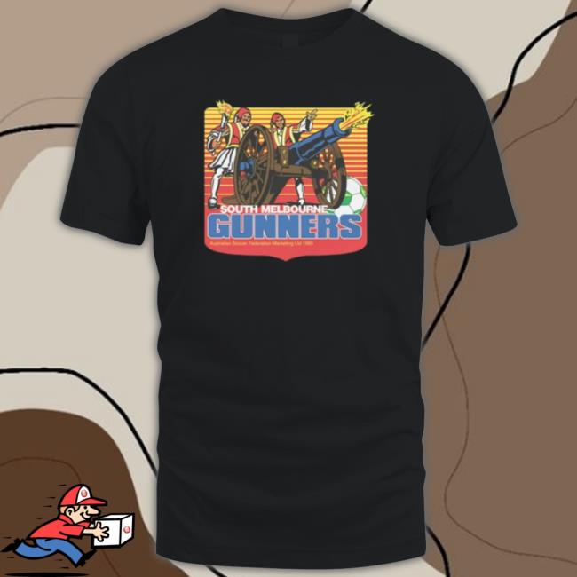 South Melbourne Gunners Tee Shirt South Melbourne Gunners T-shirt