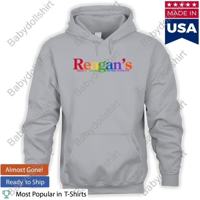 Mattxiv Official Store Reagan's Grave Is A Gender Neutral Bathroom T Shirt