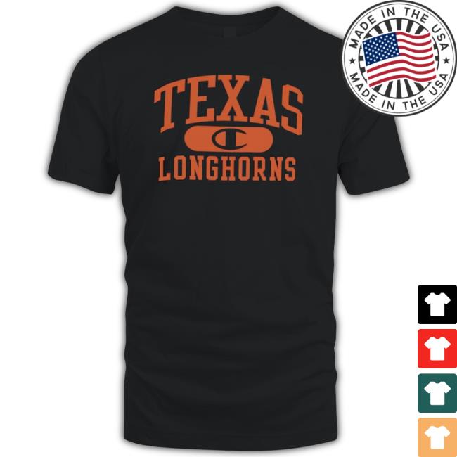 Champion Texas Longhorns Arch Pill Tee Shirt
