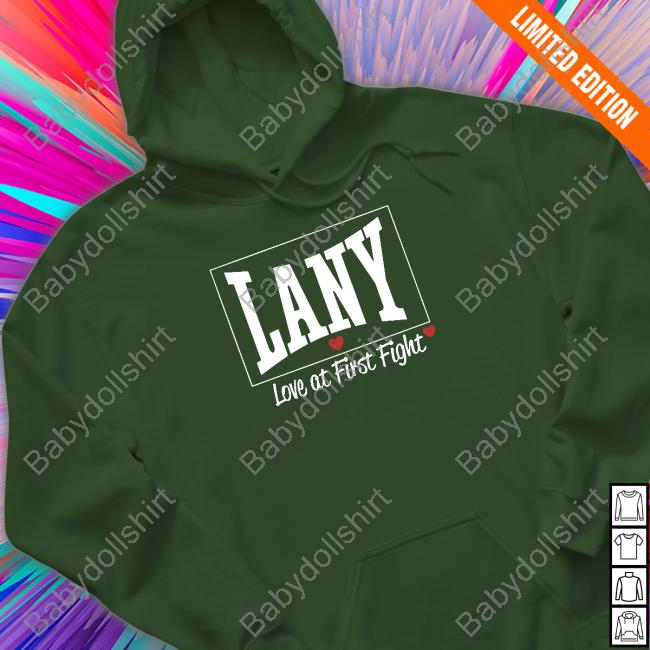 Lany Love At First Fight Black Hoodie