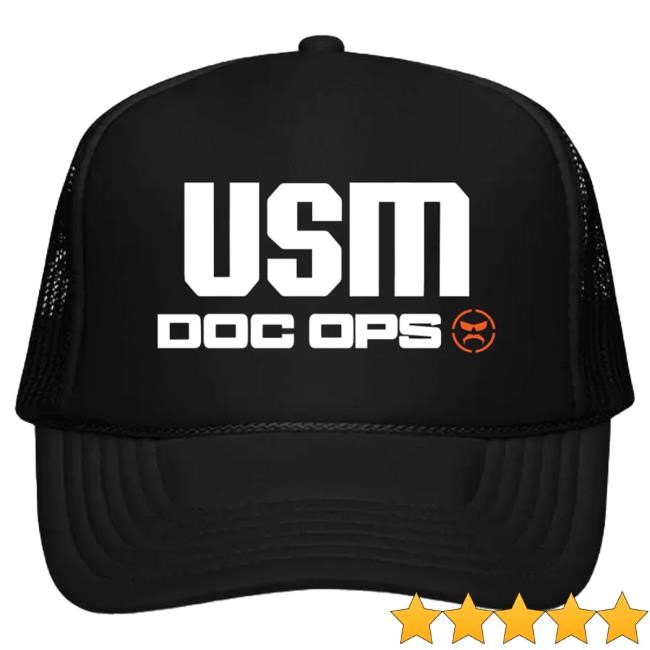 Official Dr Disrespect Merch Champions Club Doc Ops Black Perforated Snapback Hat