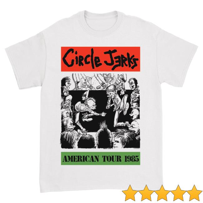 Official Kings Road Merch Store Circle Jerks American Tour 1985 | Hot Shirt Kings Road Shop CircleJerks
