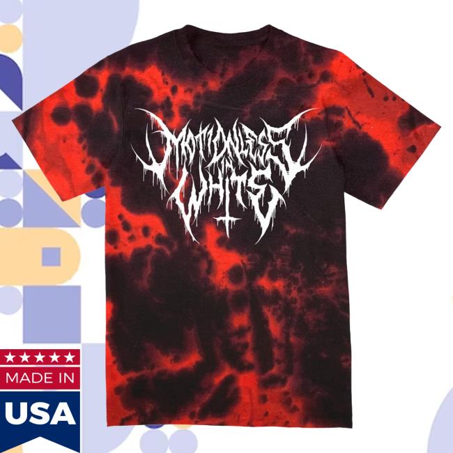Official Motionless In White Miw Merch Store Black And Blood Popover Sweatshirt Tie Dye MotionlessInWhite MiwMerch